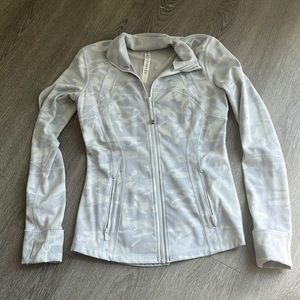 lulu lemon define jacket purple camo